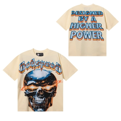 Godspeed Galaxsee T-shirt #7079 Apricot/Black Wash 02