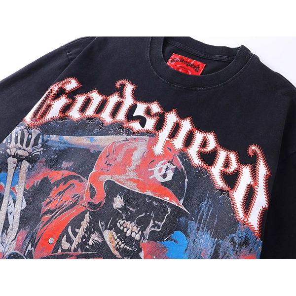 Godspeed Grandslam T-shirt #1017 Black Wash