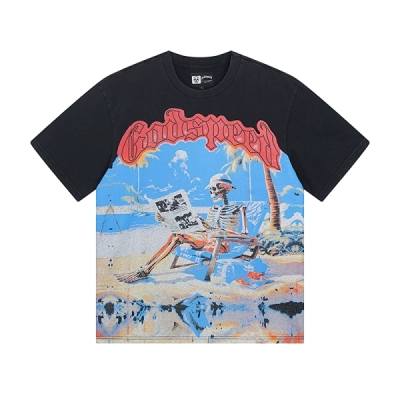 Godspeed Permanent Vacation T-Shirt #1022 Black 02