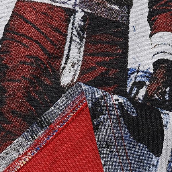 Godspeed Skele Rarri T-shirt #7069 Red/Black/White