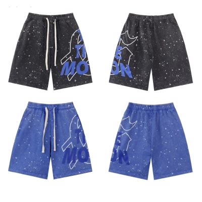 Godspeed Sweat Shorts #8675 Black/Blue 01