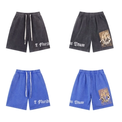 Godspeed Sweat Shorts #8771 Black/Blue 01