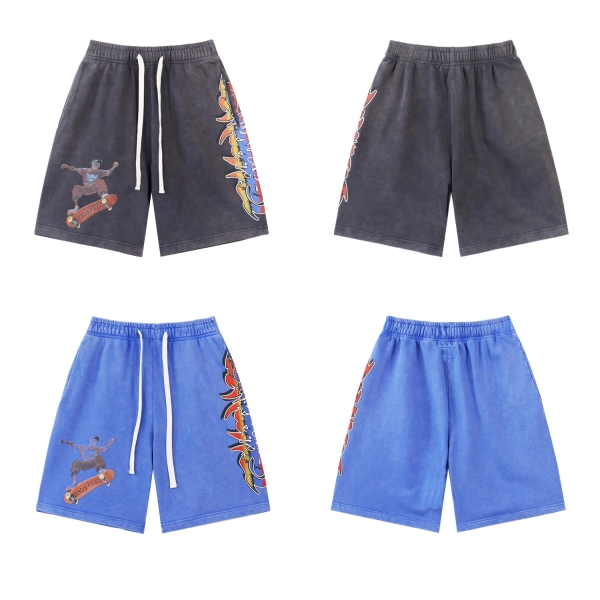 Godspeed Sweat Shorts #8773 Black/Blue