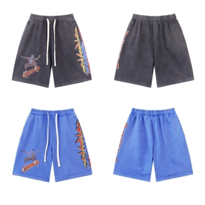 Godspeed Sweat Shorts #8773 Black/Blue 01