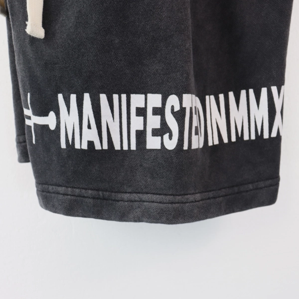 Godspeed Sweat Shorts #8775 Black/Blue/Pink