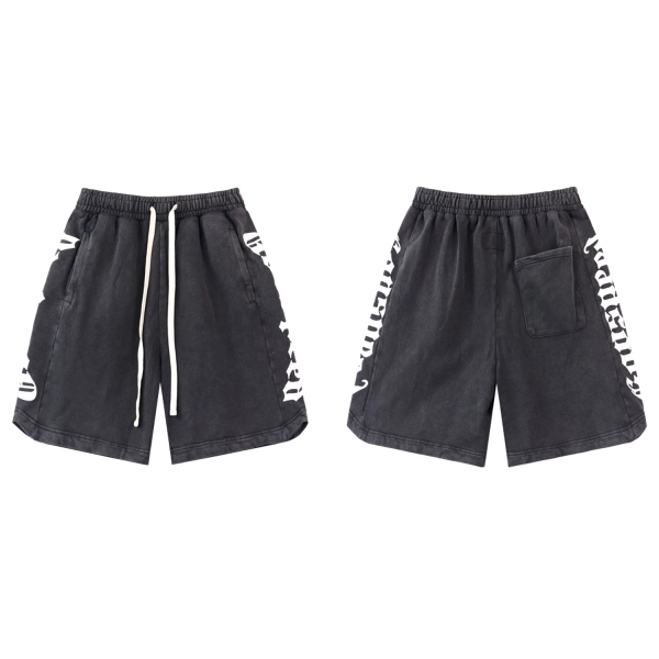 Godspeed Sweat Shorts #8779 Black/Blue/Pink