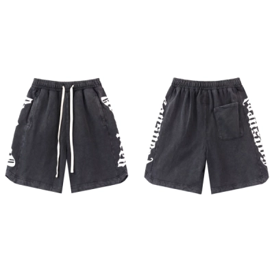 Godspeed Sweat Shorts #8779 Black/Blue/Pink 02