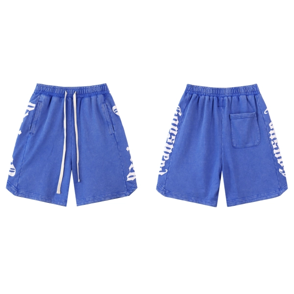 Godspeed Sweat Shorts #8779 Black/Blue/Pink