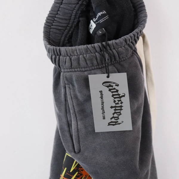 Godspeed Sweat Shorts #8780 Black/Blue