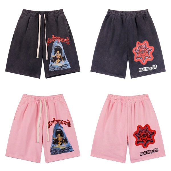 Godspeed Sweat Shorts #8781 Black/Pink