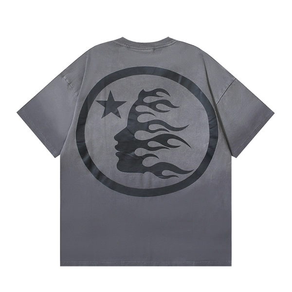 Hellstar Sport Logo Gel T-shirt #676 Cyan/Gray/Blue