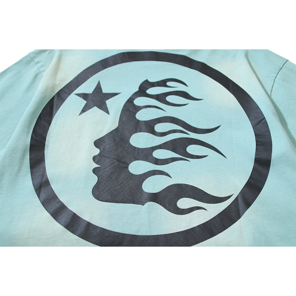 Hellstar Sport Logo Gel T-shirt #676 Cyan/Gray/Blue