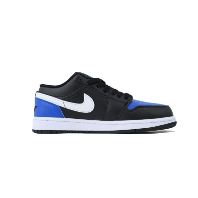 Air Jordan 1 Low Black Royal Toe 553558-042 02