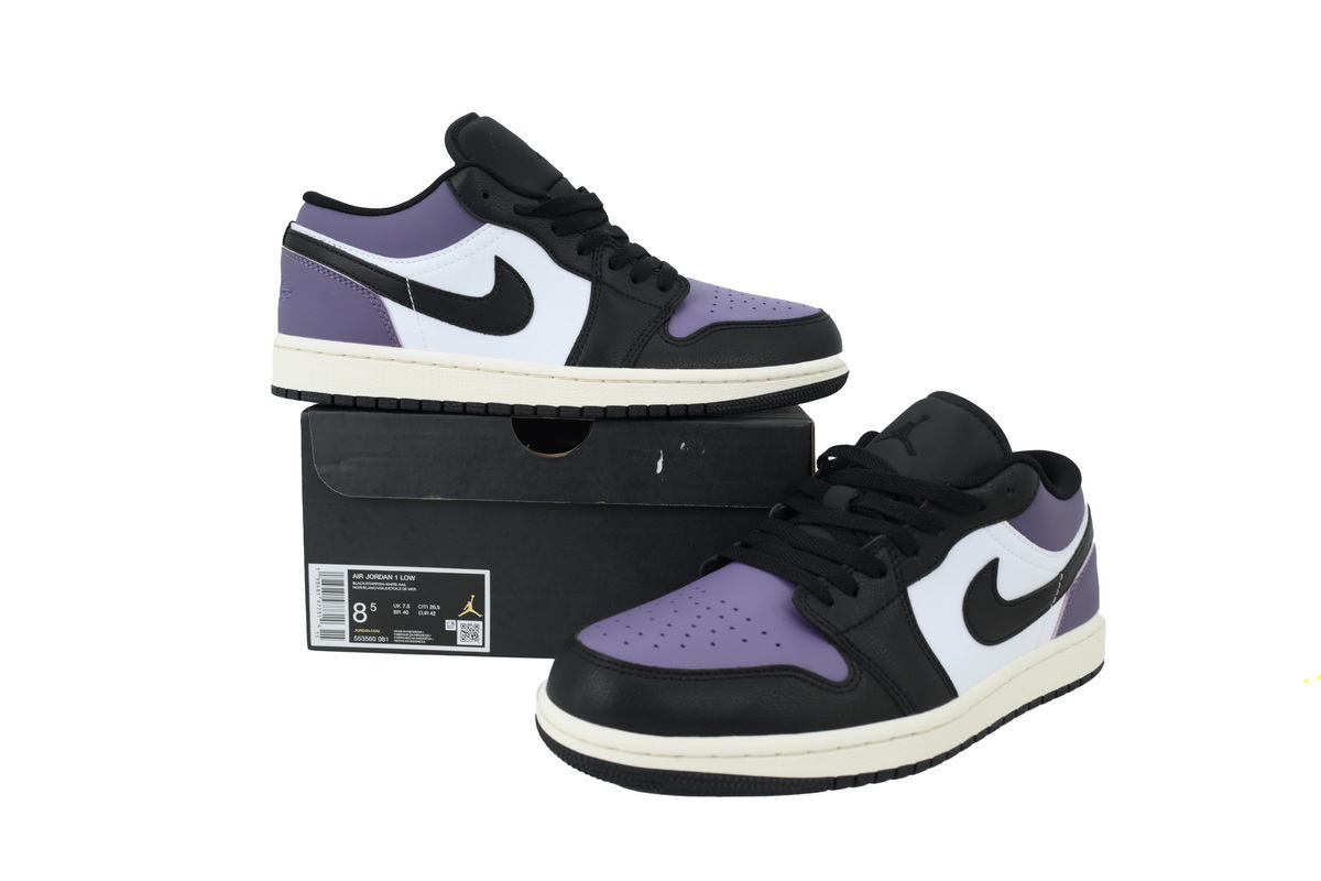 Air Jordan 1 Low Night Purple Thunder 553560-081