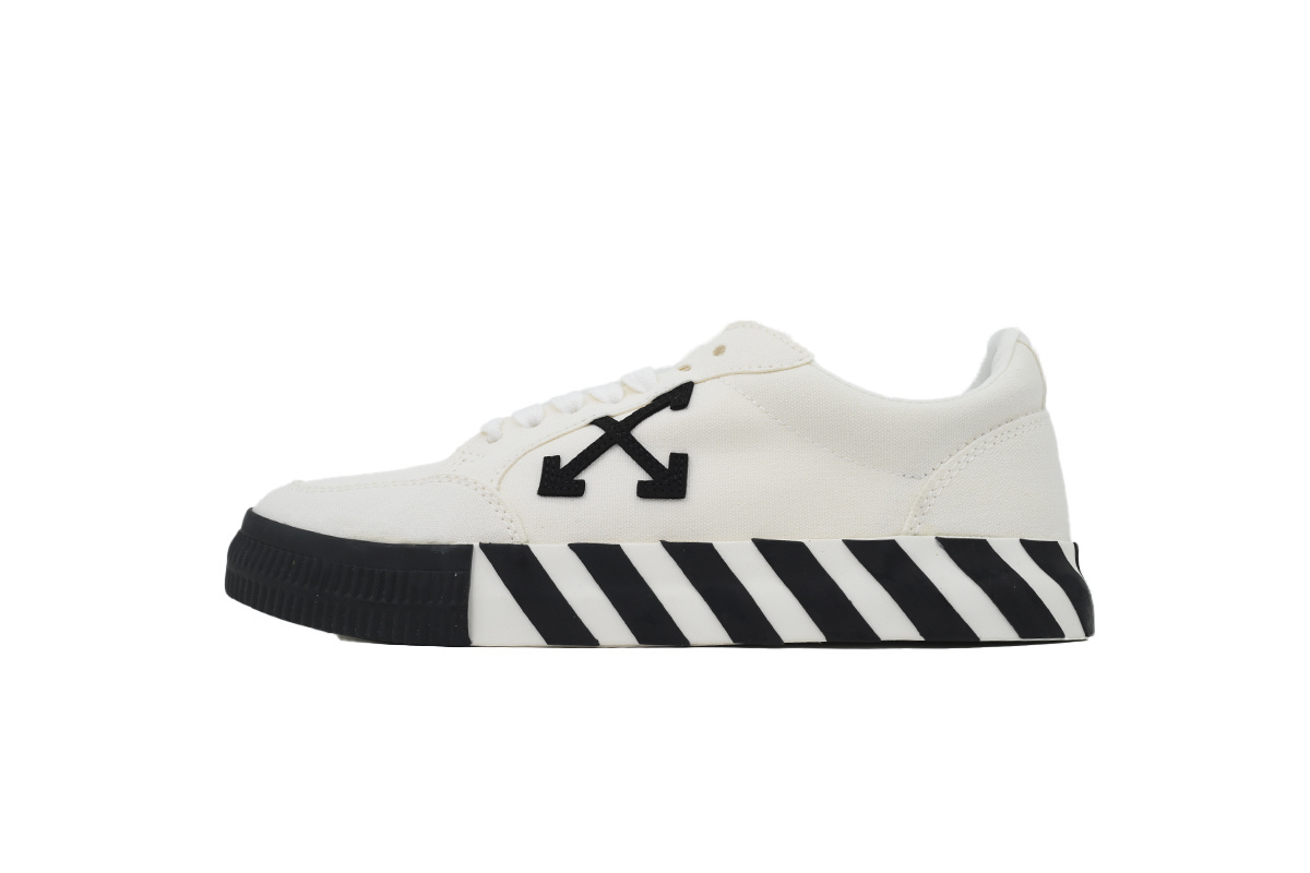 Off-White Vulc Sneaker White Black OMIA085C99LEA0010110