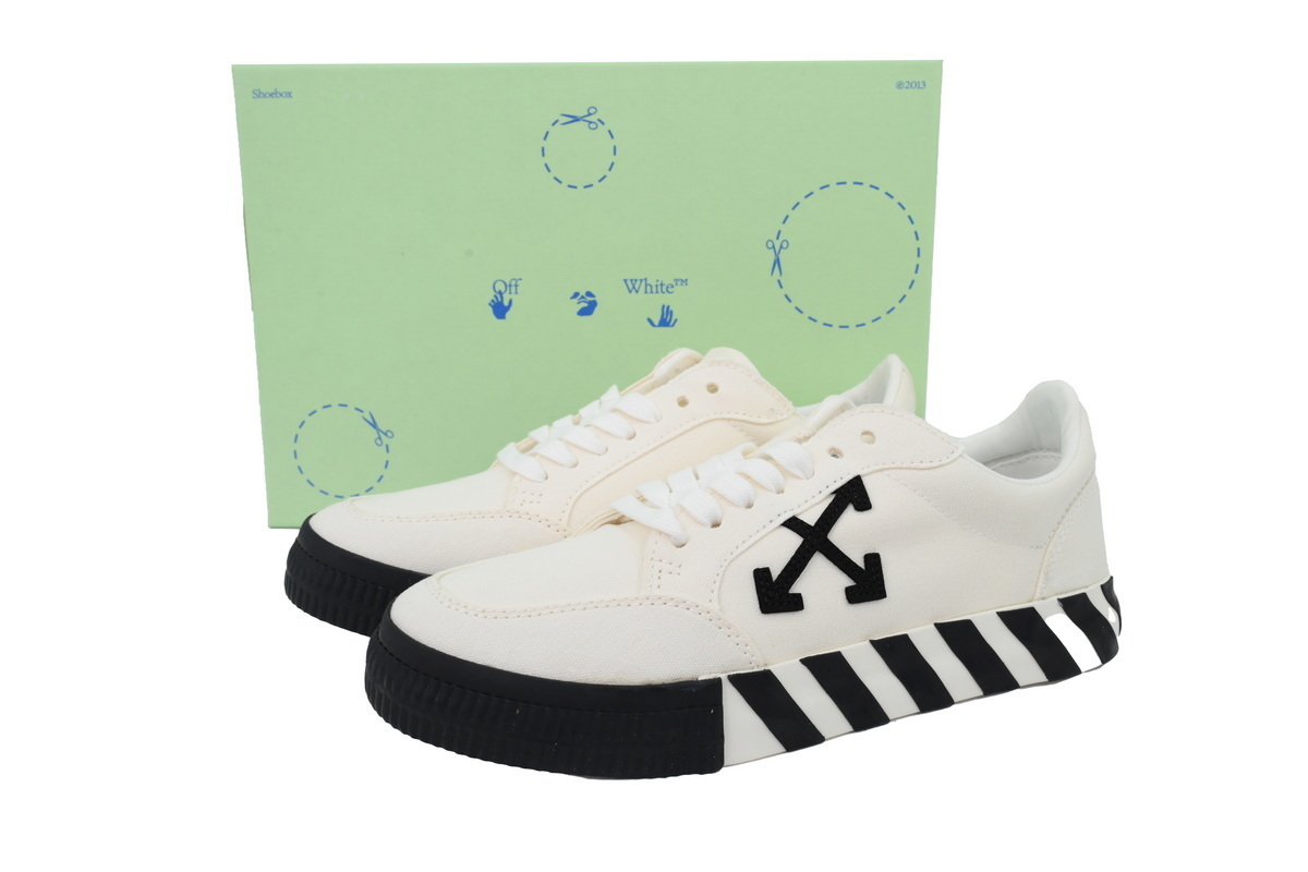 Off-White Vulc Sneaker White Black OMIA085C99LEA0010110