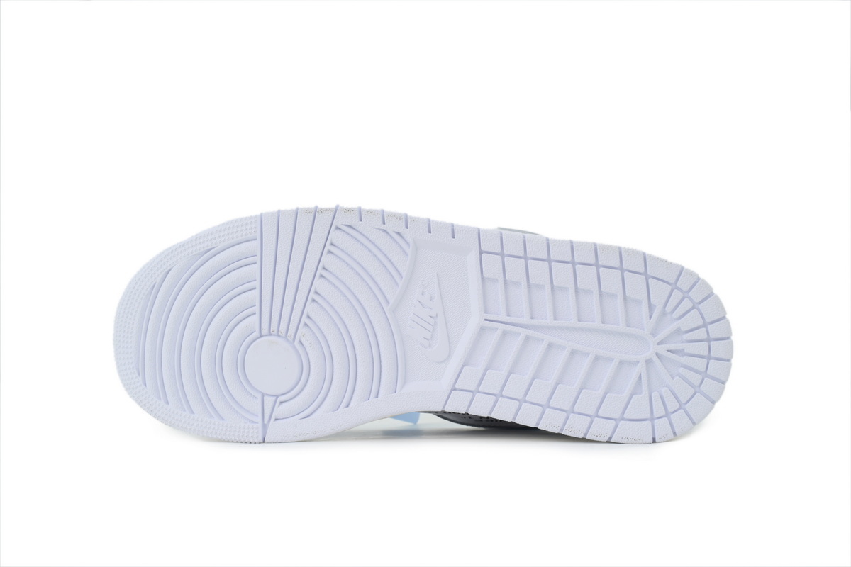 TOP Version Off-White x Air Jordan 1 Retro High OG Alaska AA3834-100