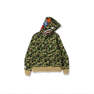 Bape ABC Camo Shark Zip Hoodie Blue/Pink/Green 02