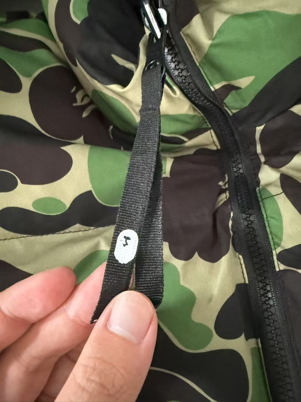 Bape Shark Parka Double Jacket White/Blue/Green