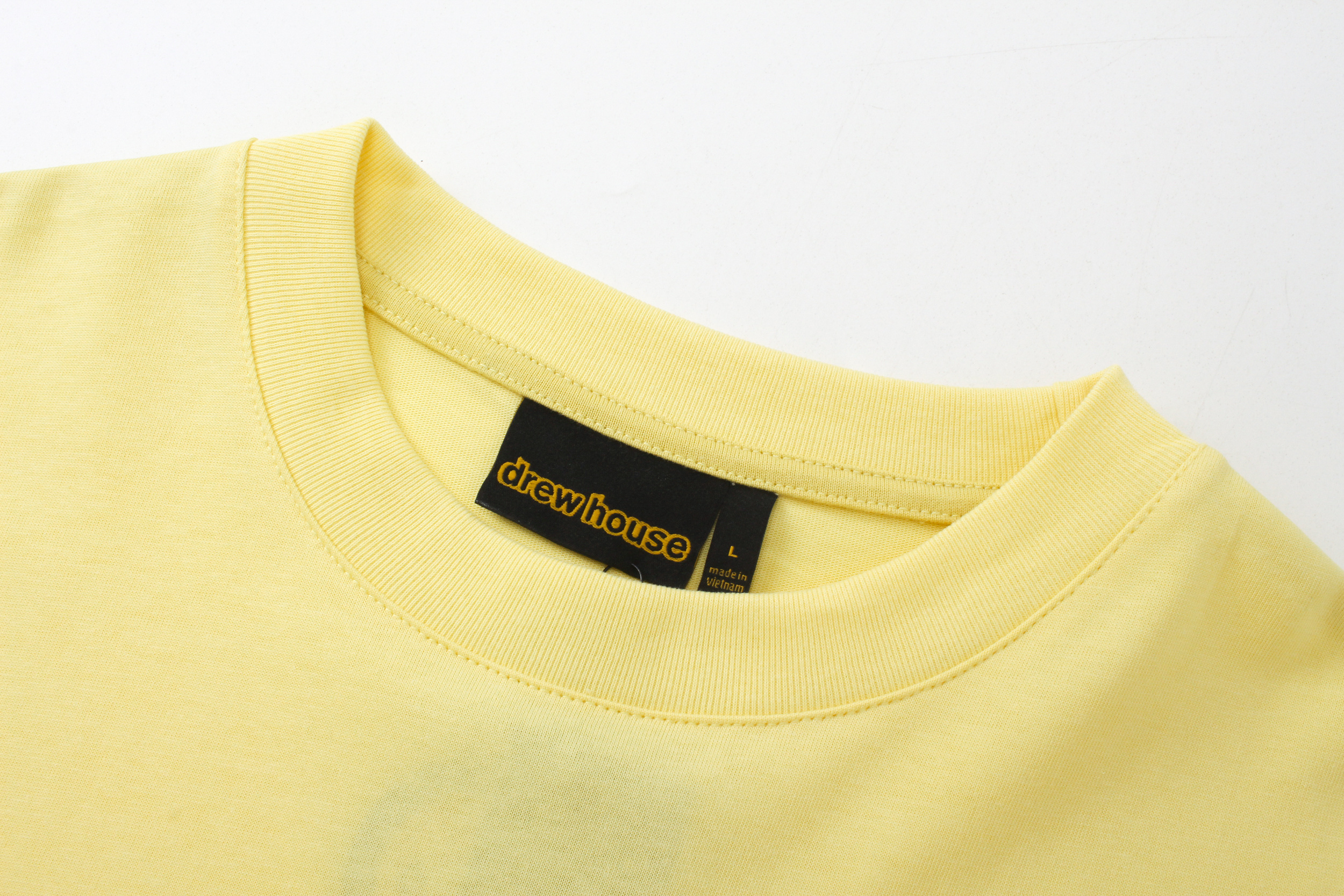 Drew House T-shirt Creamy Yellow #DH8010