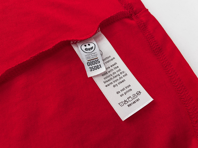 Drew House T-shirt Red #DH8010