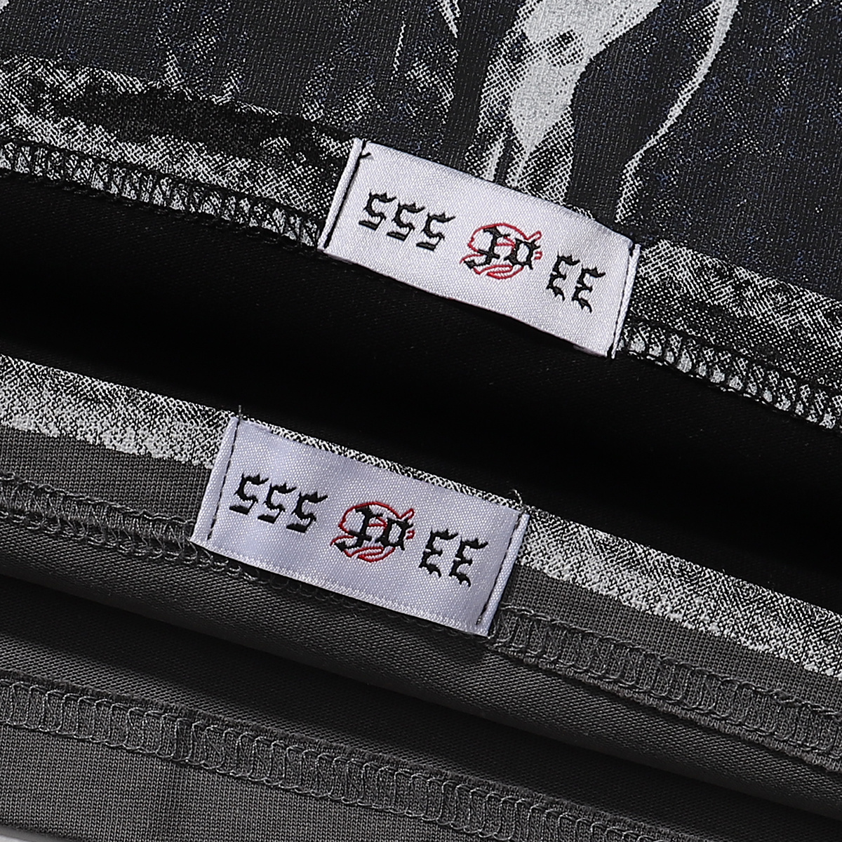 copy of Godspeed Los Angeles Hollywood Wildfire Print T-shirt #7006 Black/White