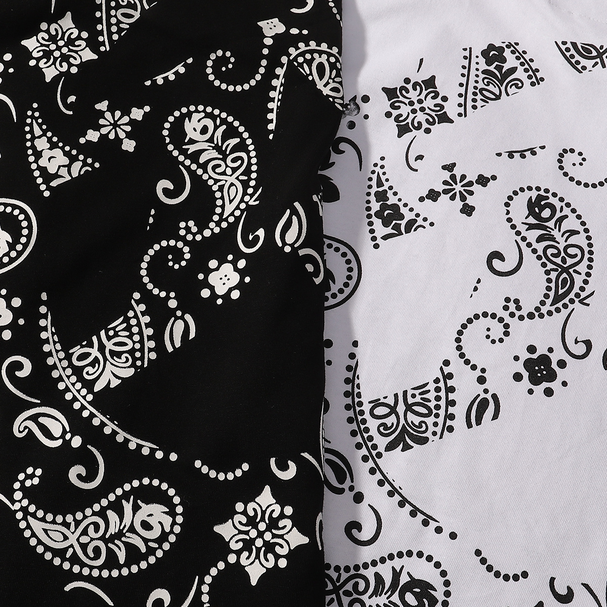 Godspeed Los Angeles Hollywood Wildfire Print T-shirt #7006 Black/White