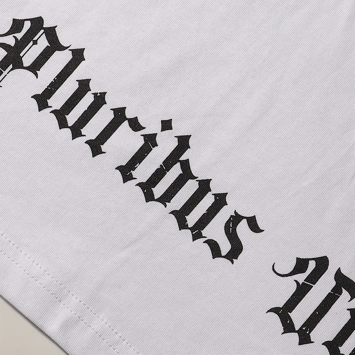 Godspeed Los Angeles Hollywood Wildfire Print T-shirt #7006 Black/White