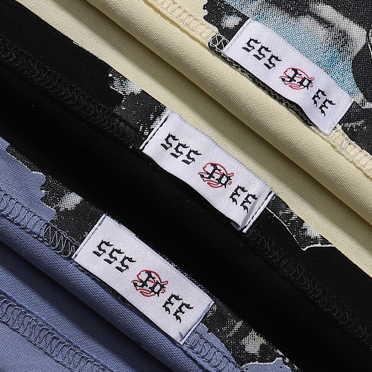 Godspeed Statue of Liberty Print T-shirt #7002 Black/Beige/Blue