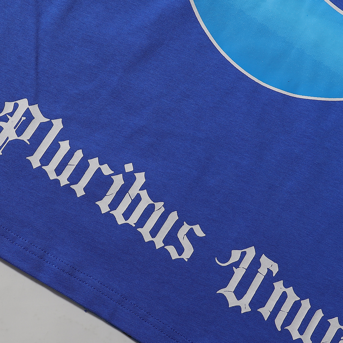 Godspeed Tech Human Earth Print T-shirt #7008 Black/White/Blue