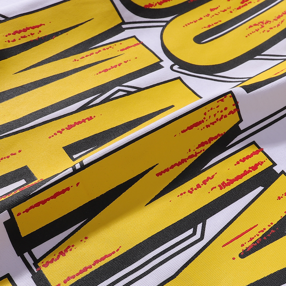 Godspeed Astronaut Robot Print T-shirt #7031 Black/Apricot/White