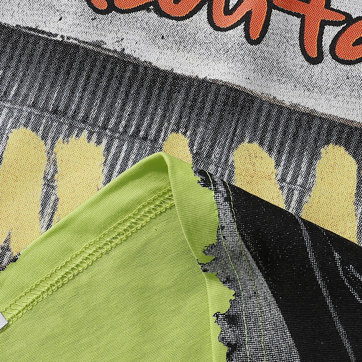 Godspeed Atlanta Limited Edition Supercar Print T-Shirt #7050 Black/White/Green