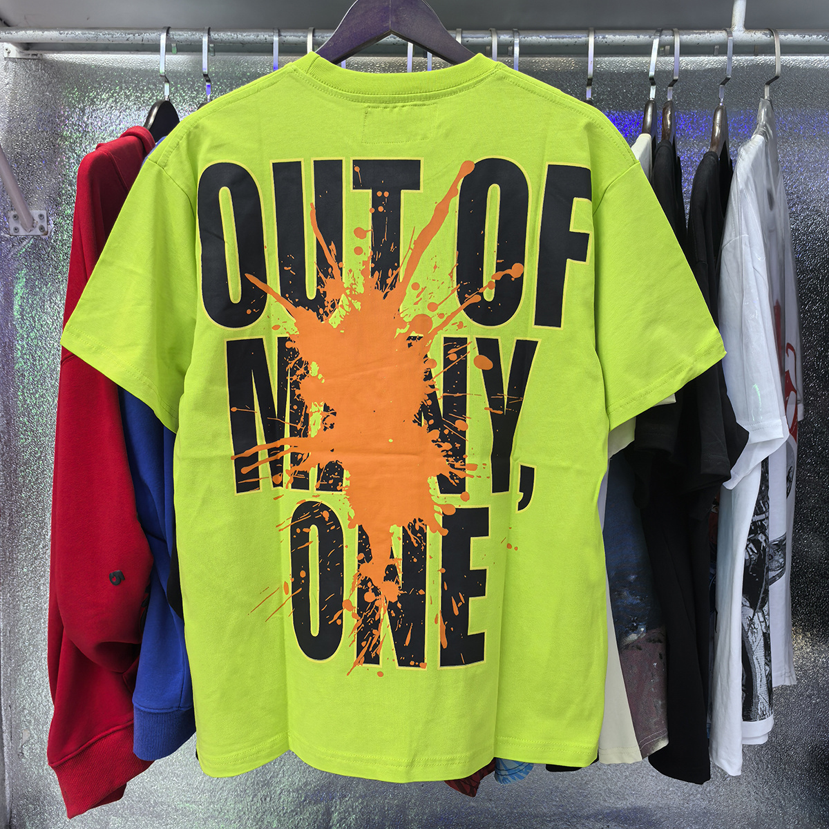 Godspeed Atlanta Limited Edition Supercar Print T-Shirt #7050 Black/White/Green