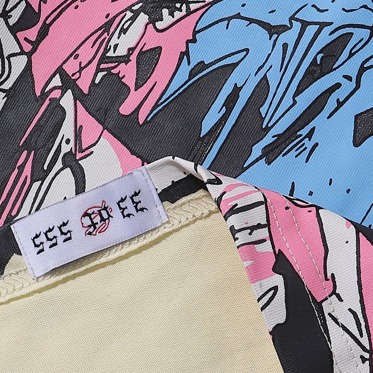 Godspeed Graffiti Wall Skull Artist Print T-Shirt #7013 Black/Apricot