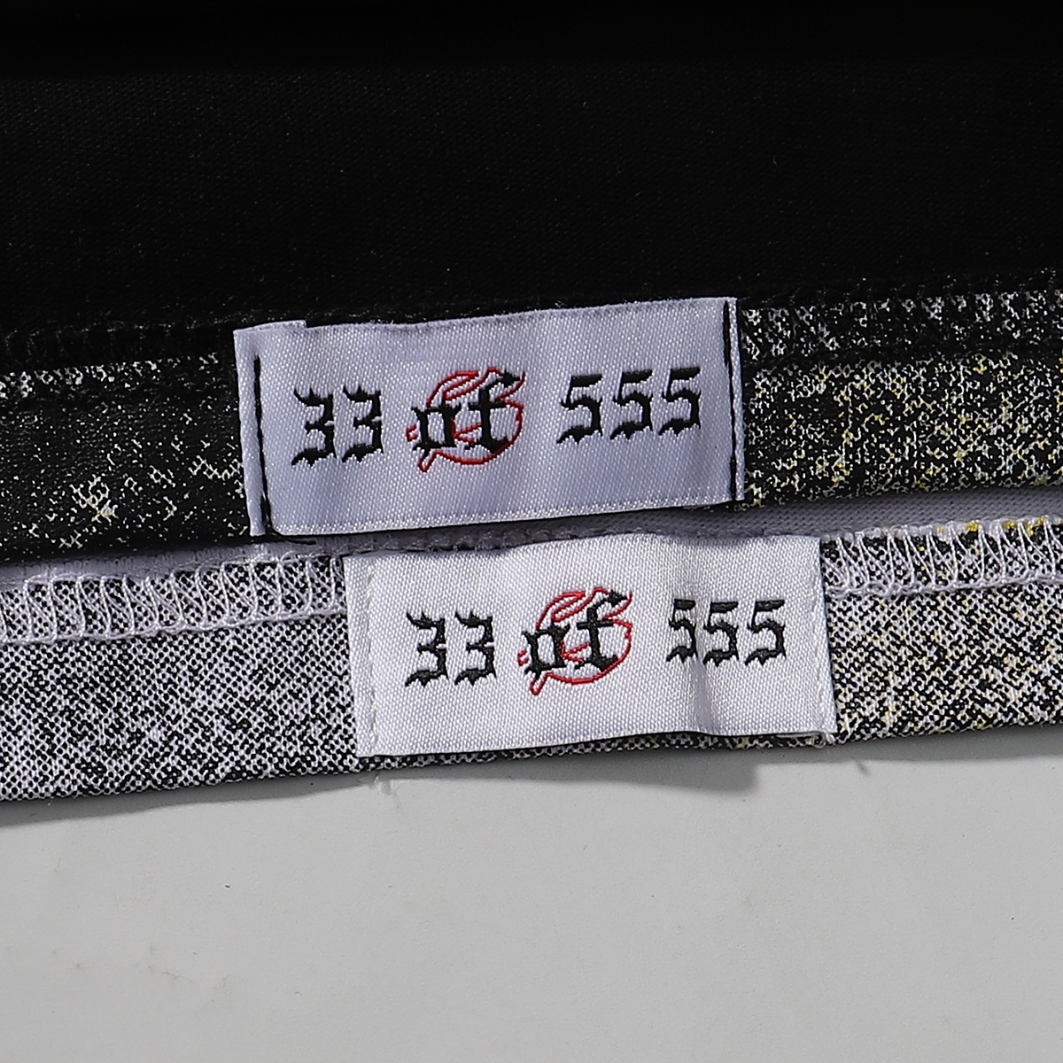 Godspeed Knight Rose Print T-shirt #7027 Black/White