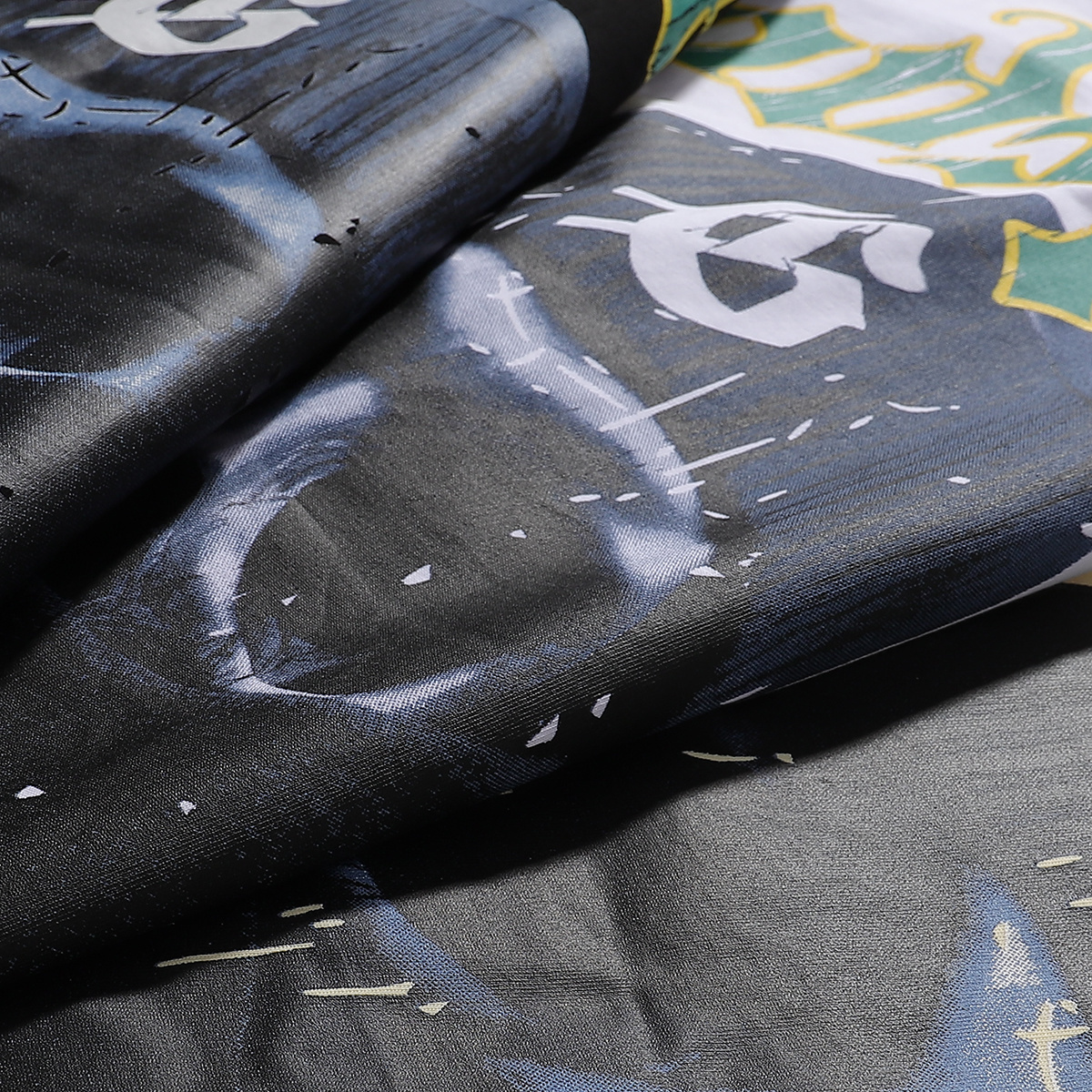 Godspeed Masked Print T-Shirt #7020 Black/Apricot/White