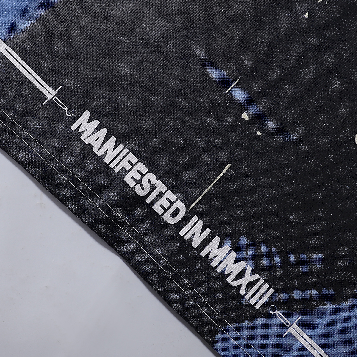 Godspeed Masked Print T-Shirt #7020 Black/Apricot/White