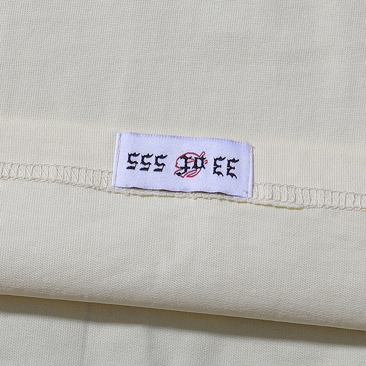 Godspeed Masked Print T-Shirt #7020 Black/Apricot/White