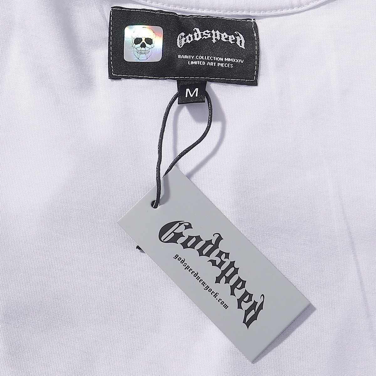 Godspeed Masked Print T-Shirt #7036 Black/White