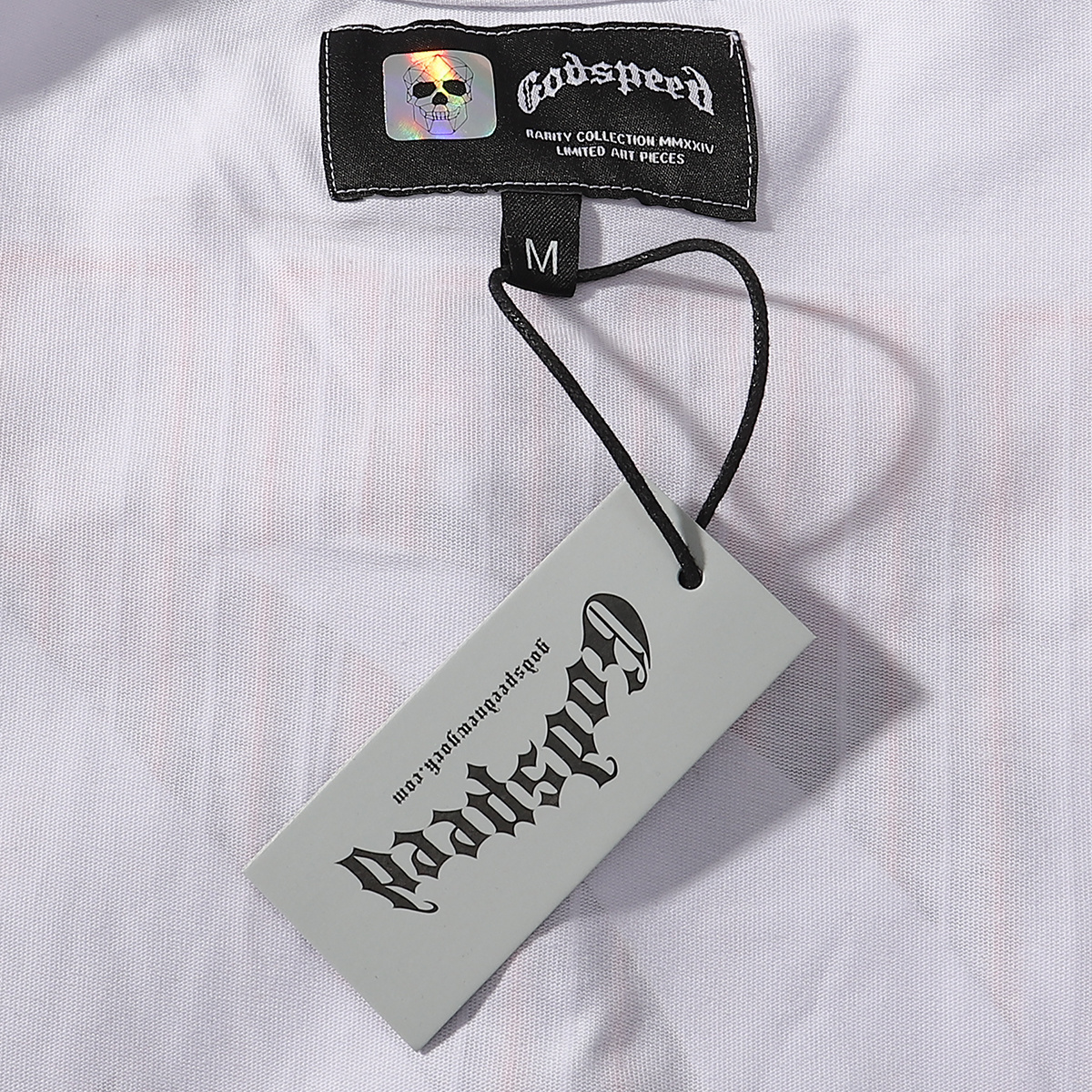 Godspeed Racer F1 Champagne Print T-Shirt #7015 Black/White