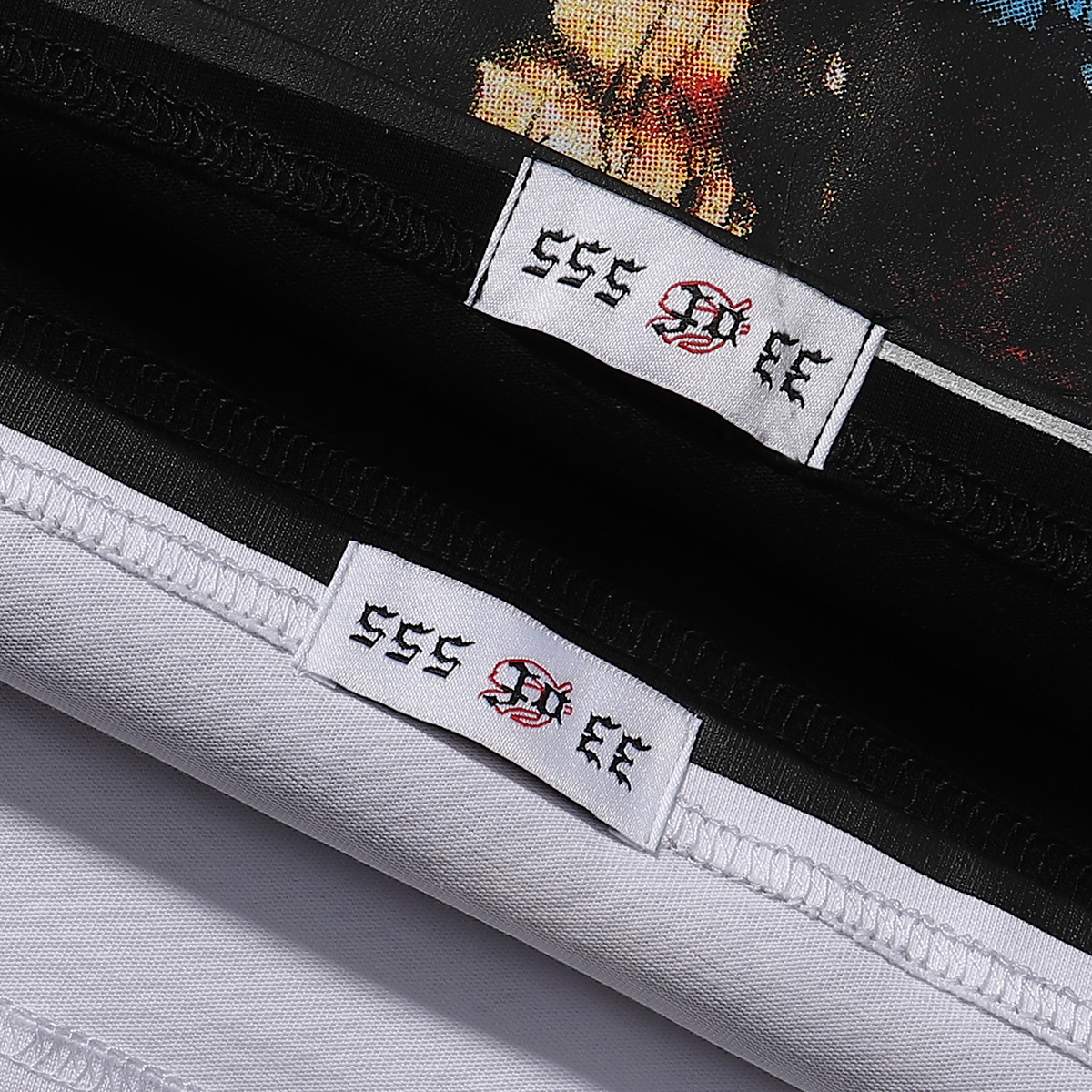 Godspeed Racer F1 Champagne Print T-Shirt #7015 Black/White