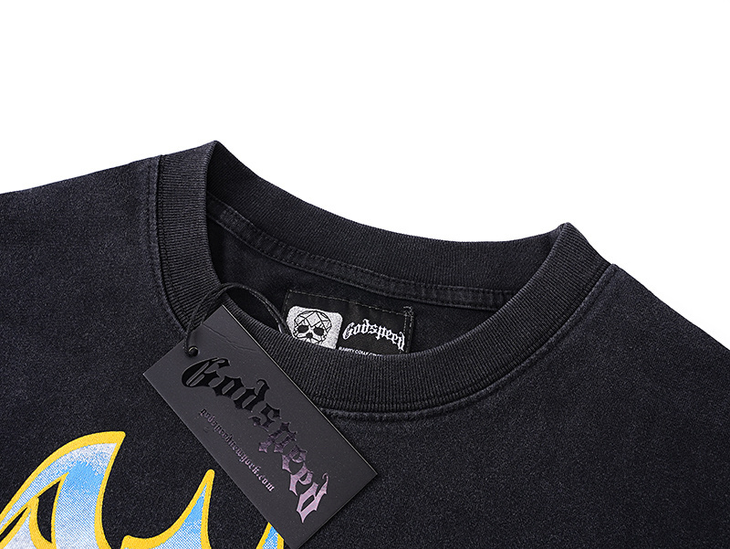 Godspeed Racing No. 13 Cotton T-Shirt #1110 Black