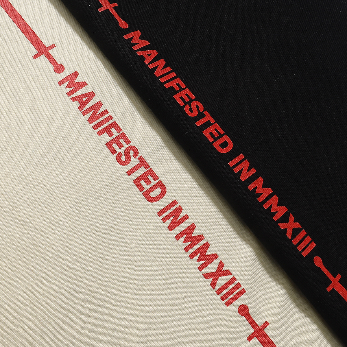 Godspeed Rugby Player Print T-Shirt #7033 Black/Apricot