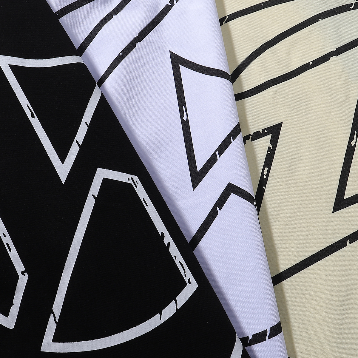 Godspeed Skateboard Skull Print T-Shirt #7018 Black/Apricot/White