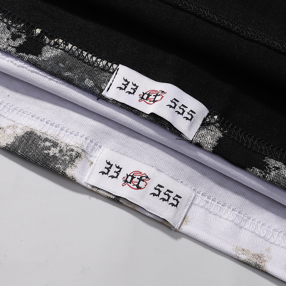 Godspeed Skull Marine Corps Print T-Shirt #7052 Black/White