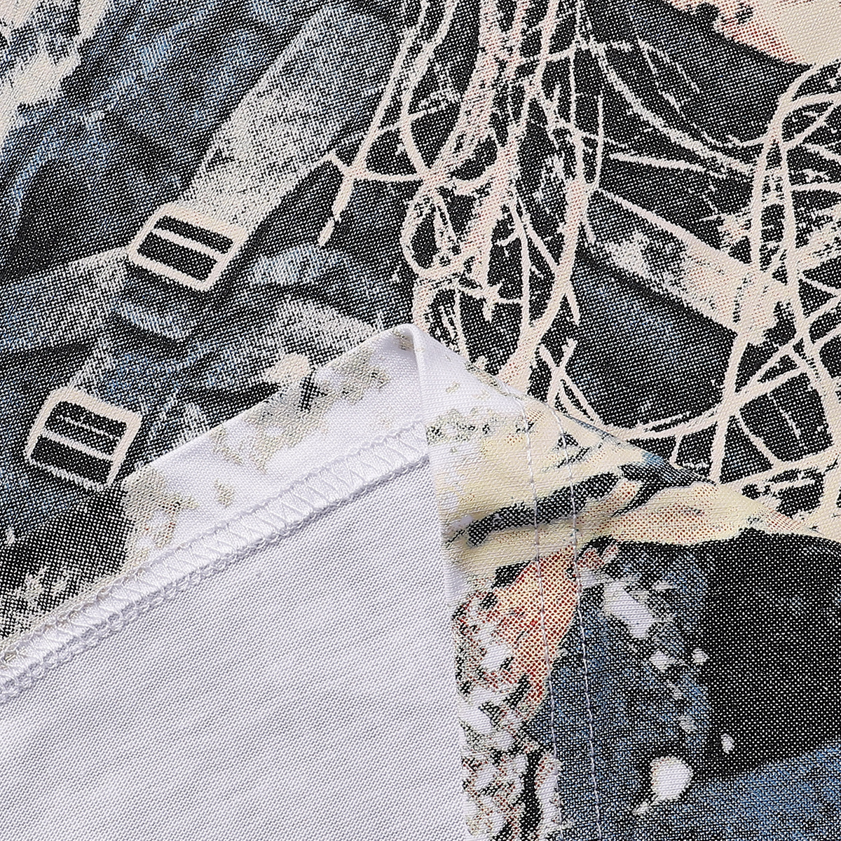 Godspeed Skull Marine Corps Print T-Shirt #7052 Black/White