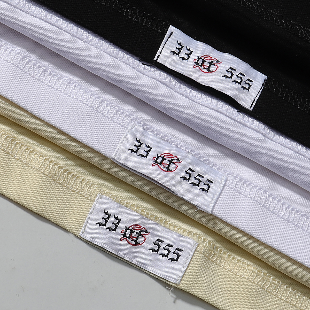 Godspeed Skull Rose Clock Print T-Shirt #7022 Black/Apricot/White