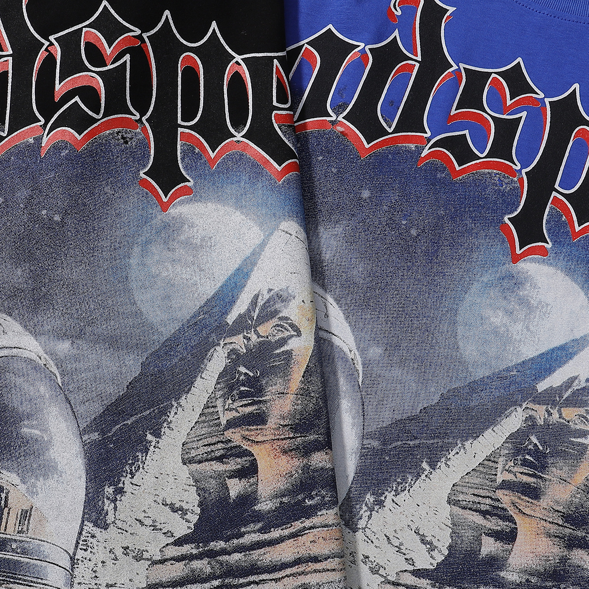 Godspeed Spacesuit Pyramid Print T-Shirt #7053 Black/Blue