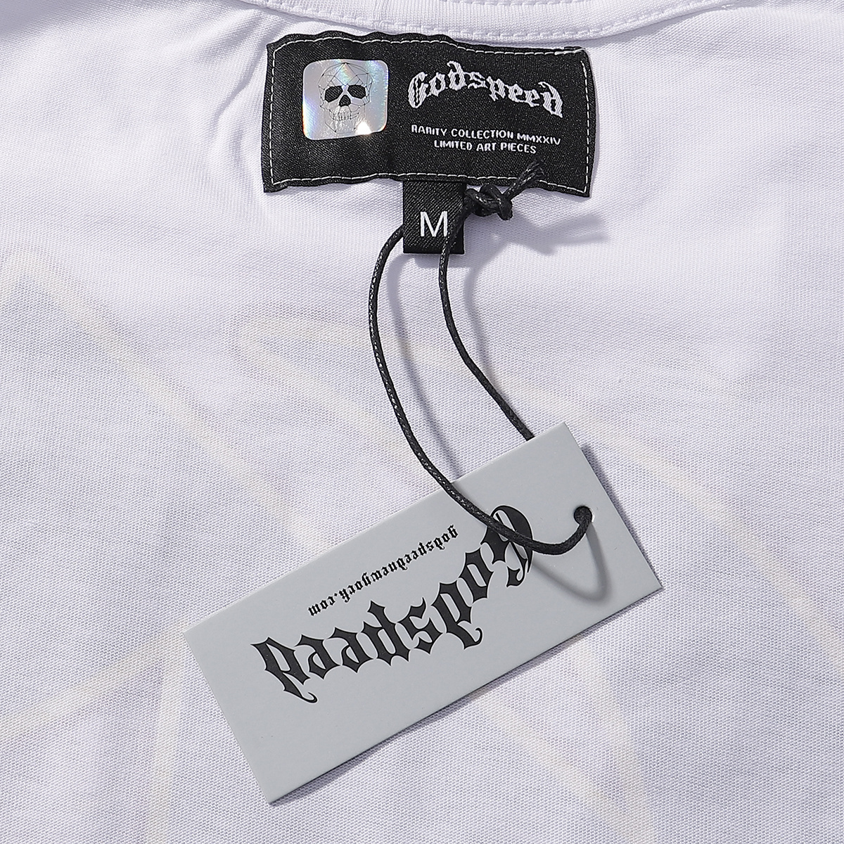 Godspeed Speedboat Shark Print T-shirt #7051 Black/White