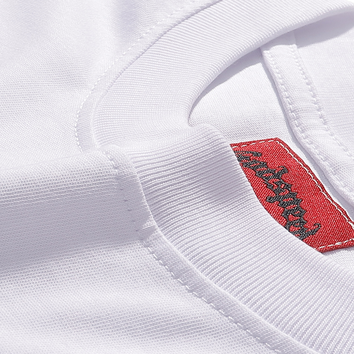 Godspeed Tech Gaze Skull Print T-Shirt #7038 Black/White